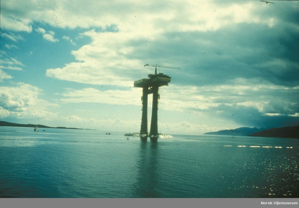 TP1 klar for utslep fra Ardyne Point i 1976