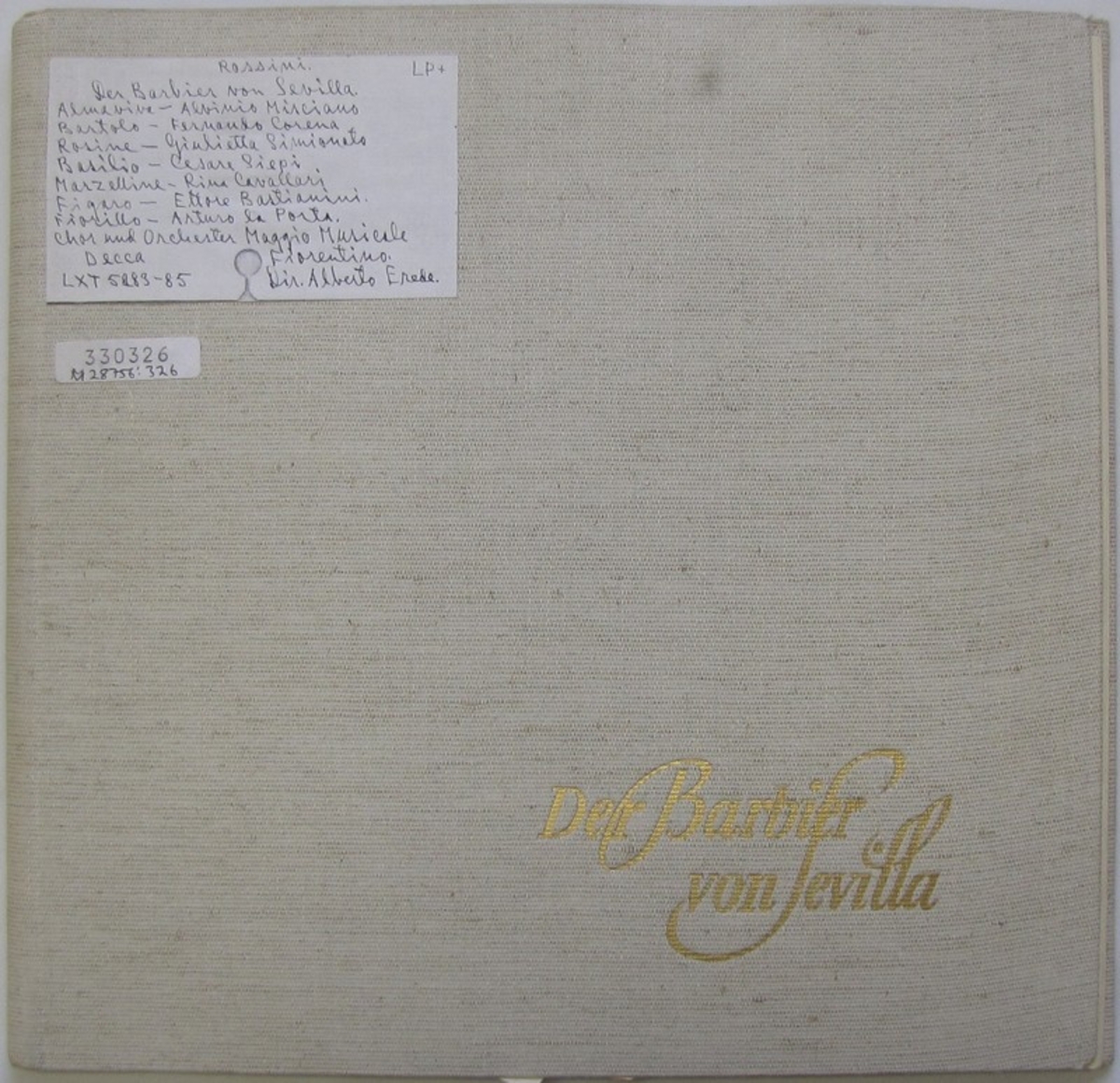 3 st LP-skivor av märket Decca