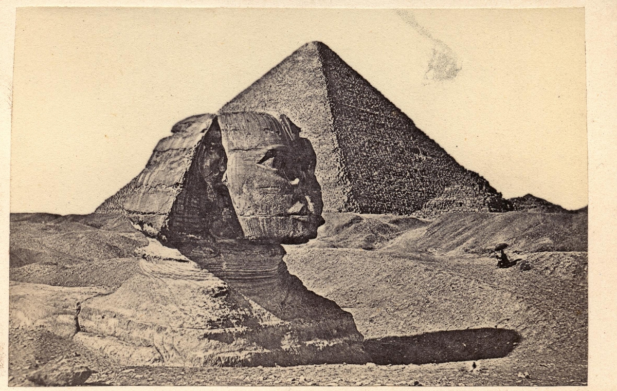 Sfinxen och pyramiderna vid Giza