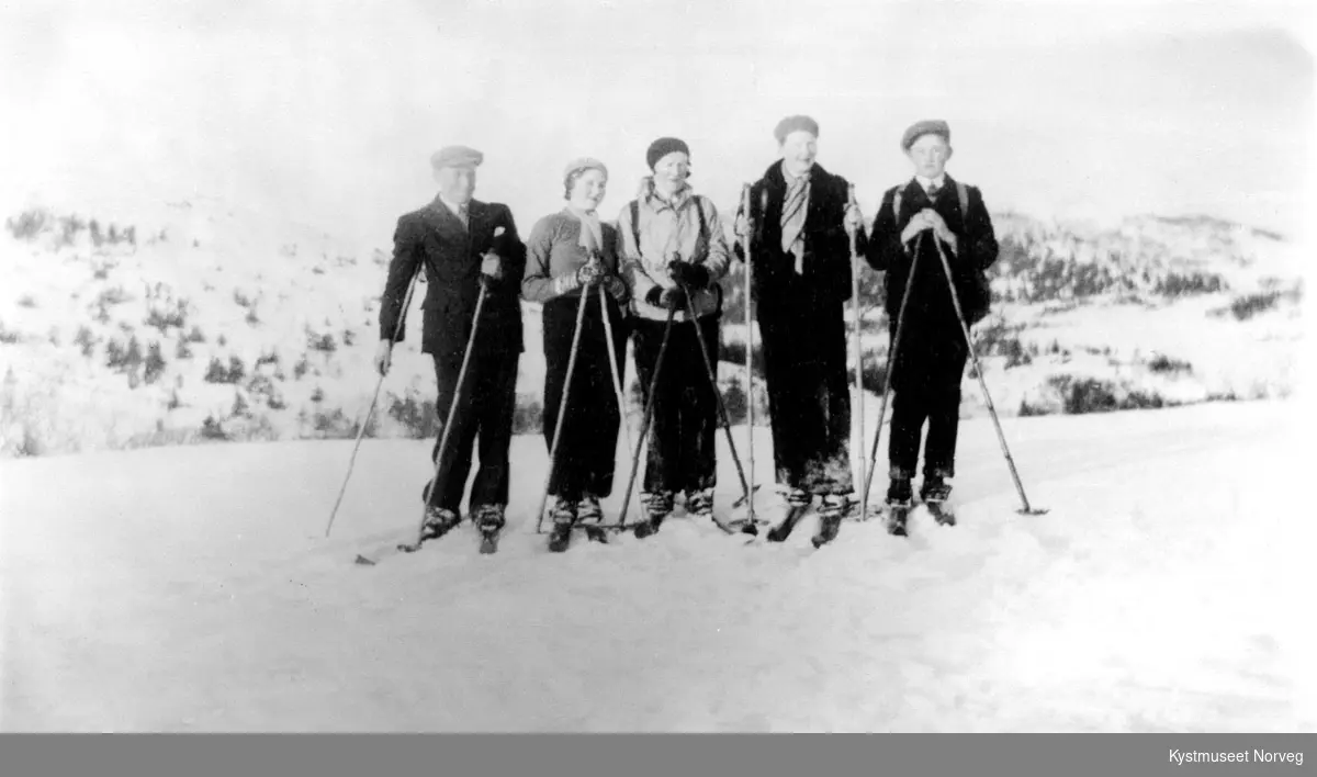 Ukjente personer på skitur
