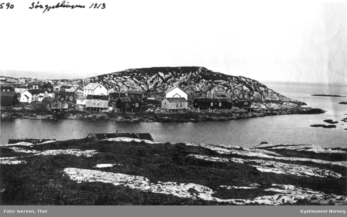 Sør-Gjæslingan, "Flatholmen" sett fra "Heimværet"