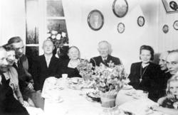 Familieselskap, Sander Olsen, Ester Moe, Torleif Moe, Kolbjø