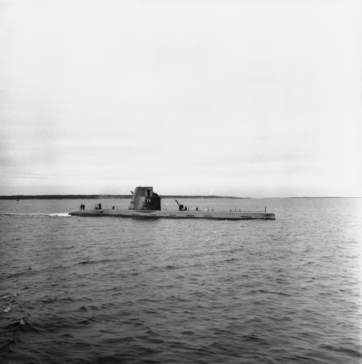 Ubåten Valen provtur
