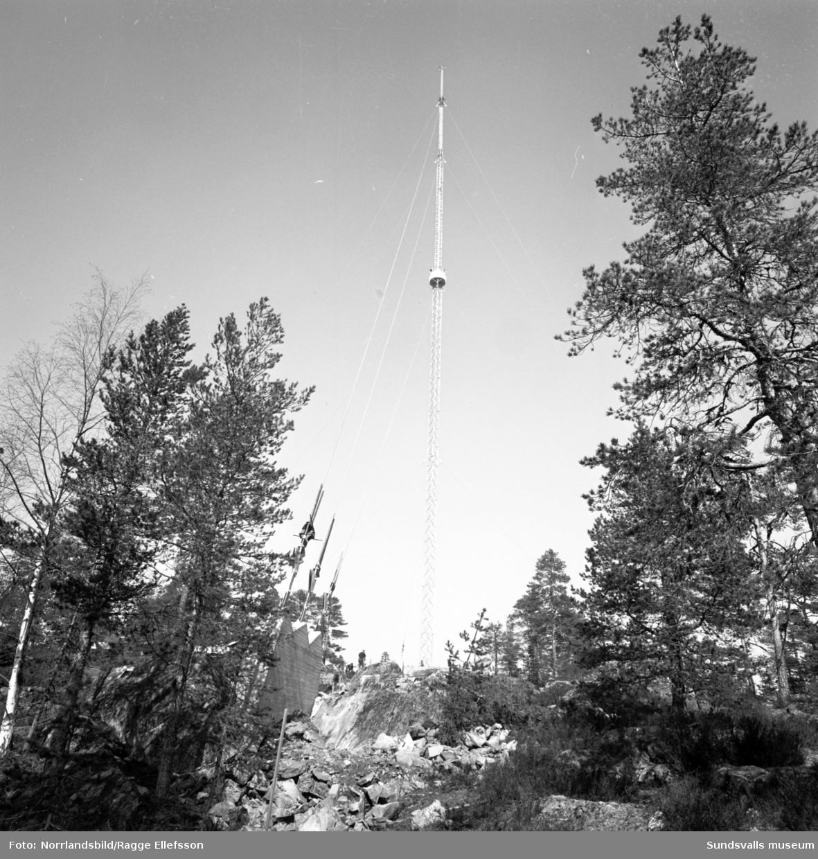 TV-masten på Södra berget, 212 meter.