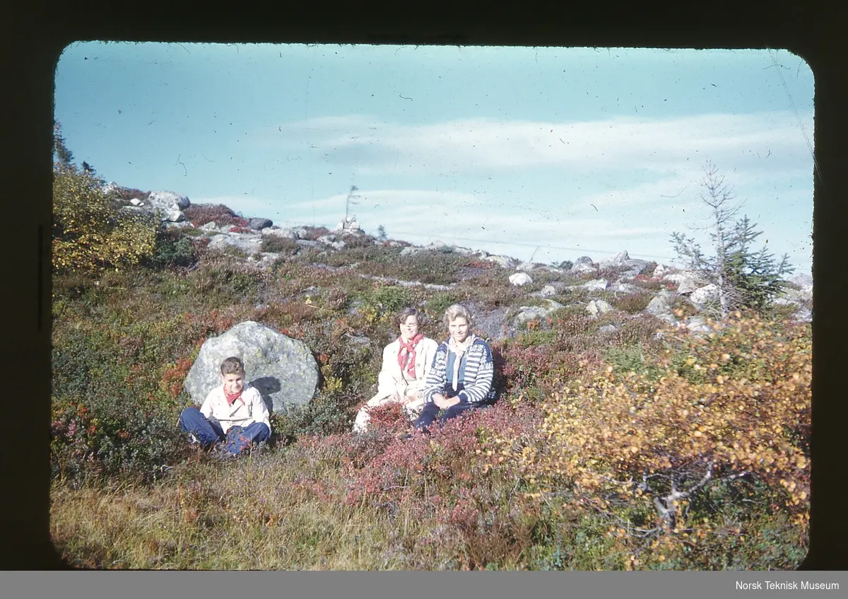 Høsttur på fjellet, Norefjell 1952