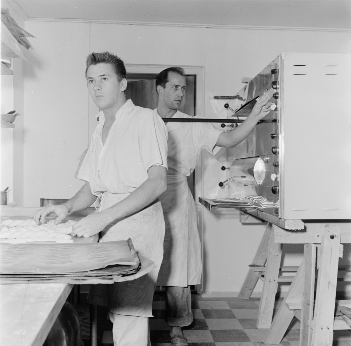 Åkes bageri, Uppland 1961