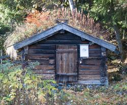 Badstue fra Rudningsdokken på Torpo - Ål Bygdamuseum, Leksvo