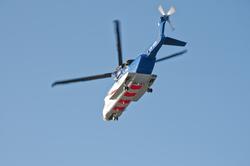 Helikopter av typen Sikorsky S-92A har nettopp tatt av fra V