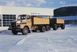 Volvo lastebil brukt til transport av konsentrat