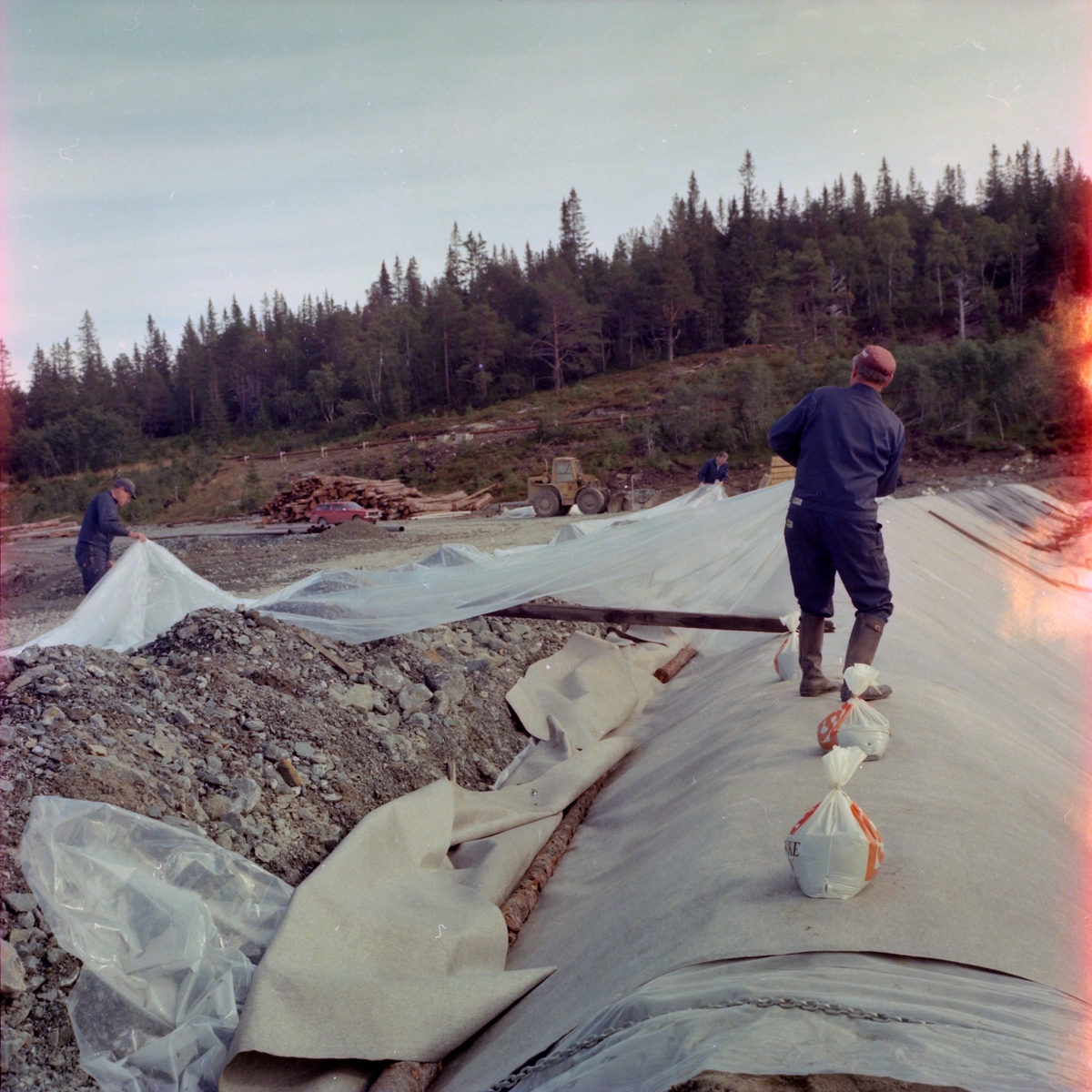 Anleggsarbeid i Bjørndalen