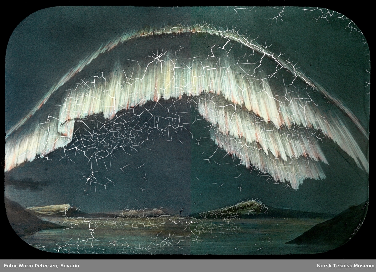 Nordlys observasjoner i Bossekop nord 6. Jan. 1839