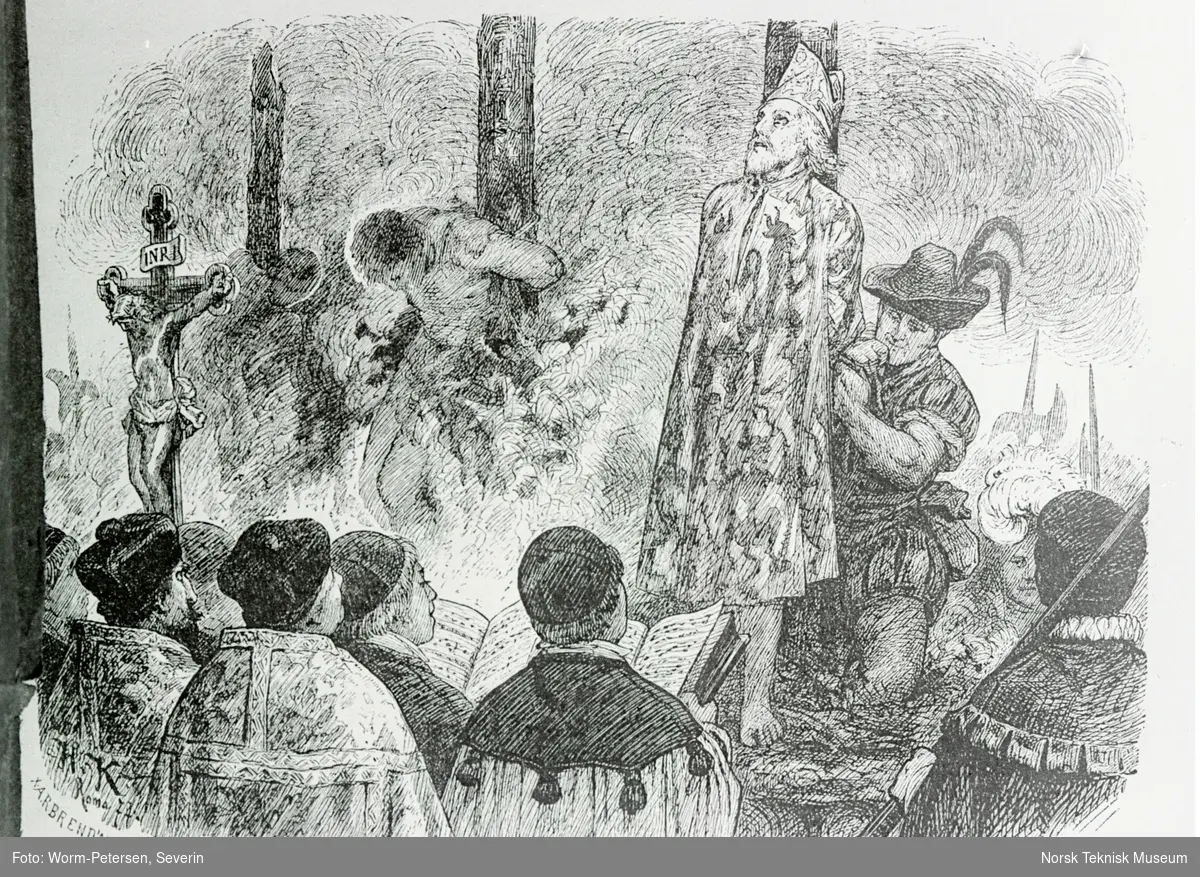 Inkvisisjonen: Kjettere brennes på bålet