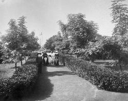 Veien til misjonskirken, Santalistan, India.