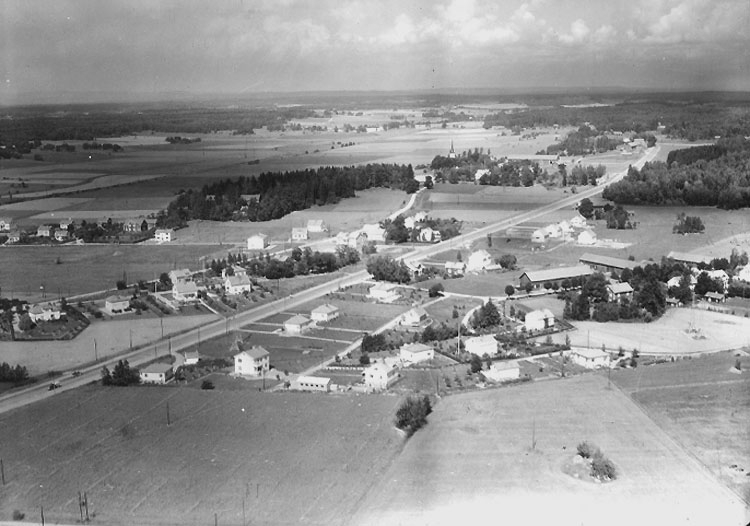 Flygfoto över Lillån.