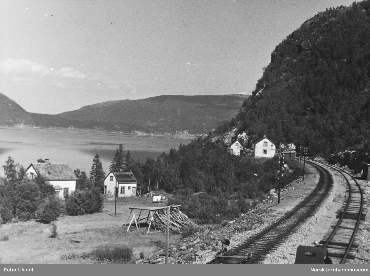 Jernbaneanlegget Mosjøen-Mo i Rana : Selhornvik kryssingsspor, pel 5280