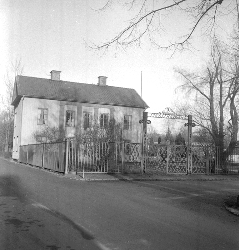 Örebro, Stadsträdgården. Floragatan 1. 
16 november 1950.