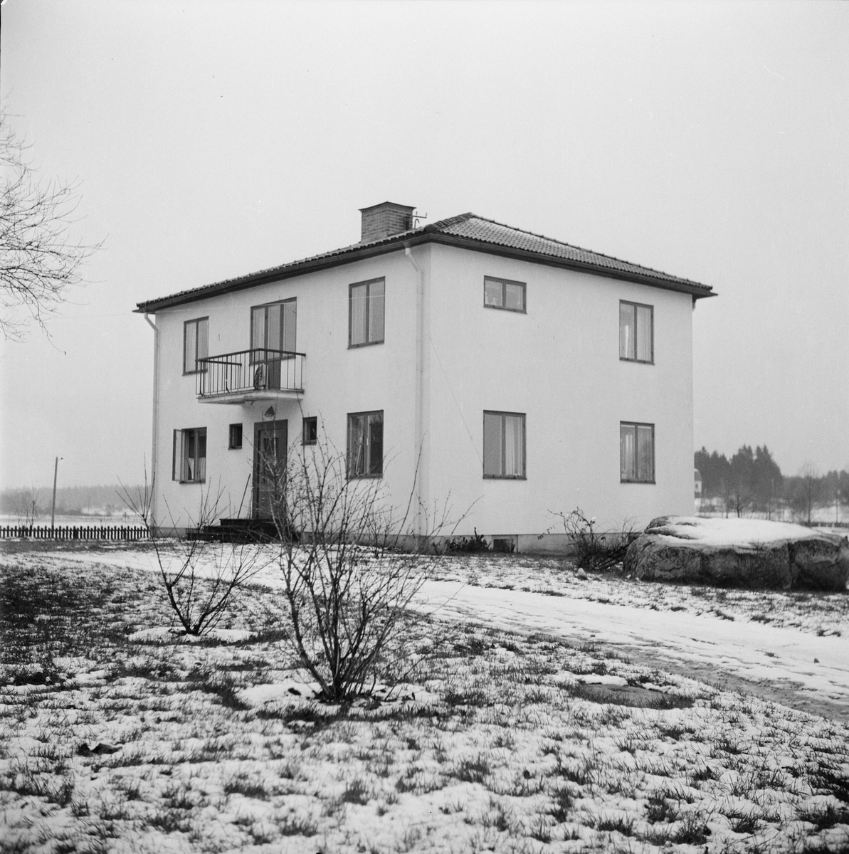 Kommunhus, Alunda socken, Uppsala november 1950
