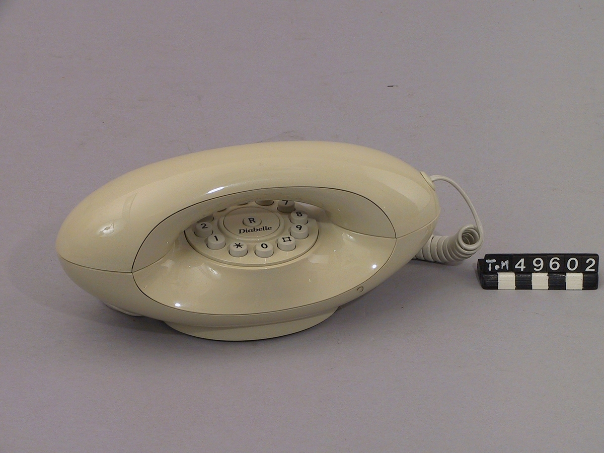 Telefonapparat med tonval.