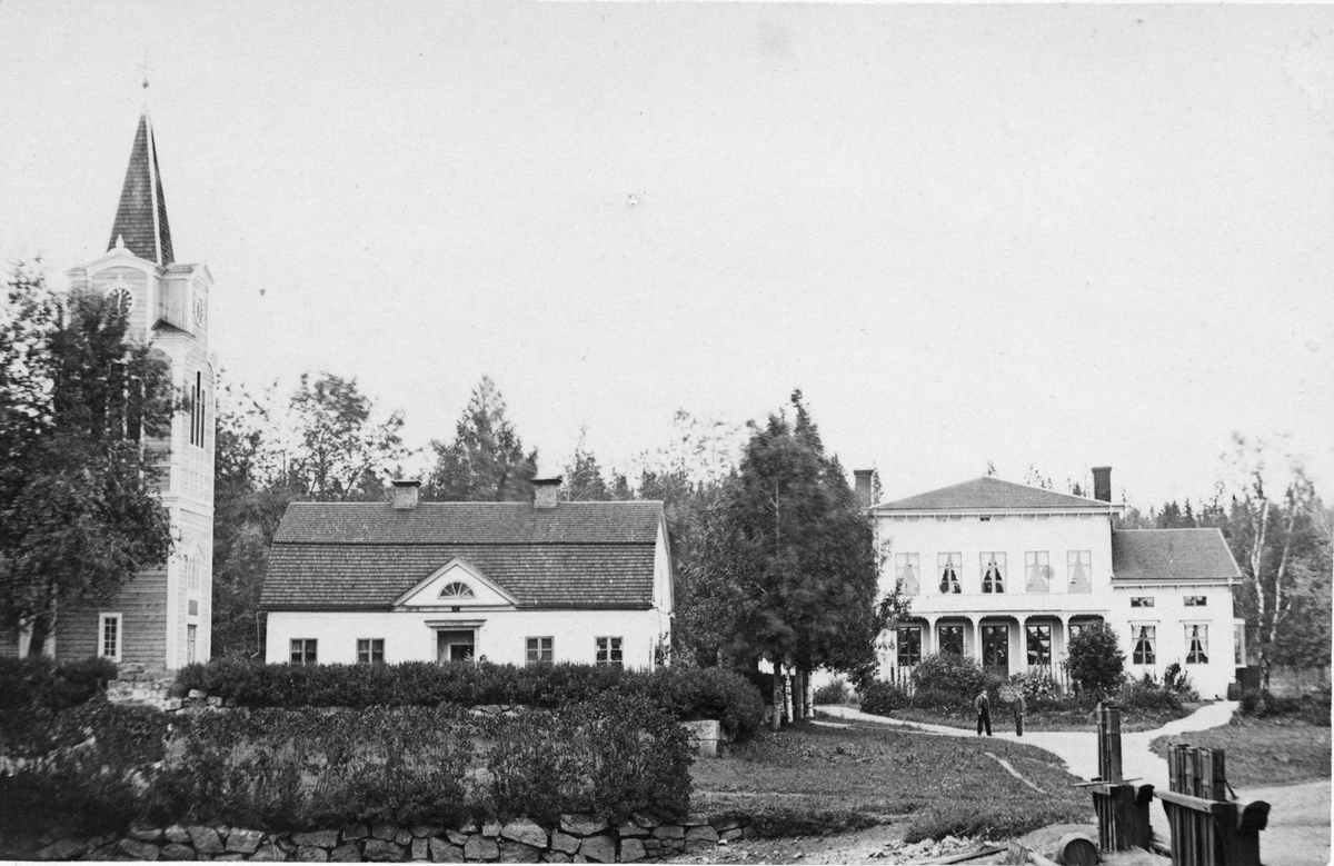 Strömbacka Bruk i Hälsingland på 1870-talet.