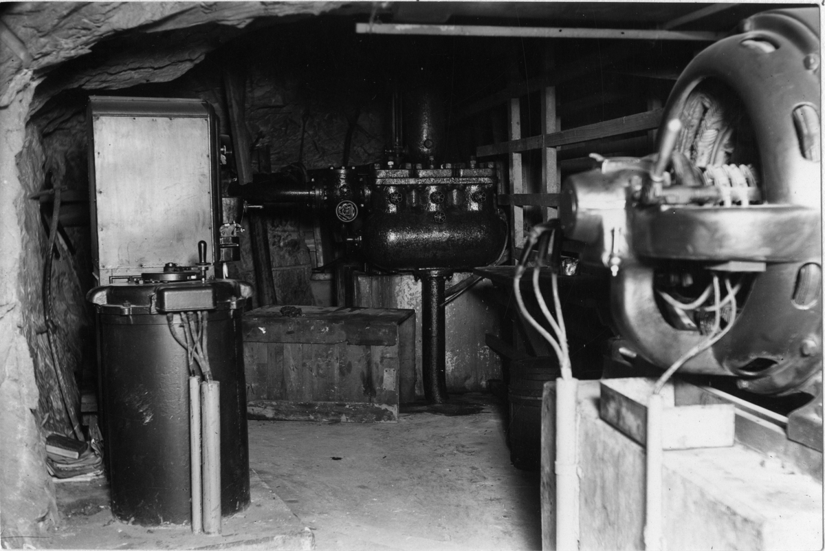 Pumpmaskineriet vid Persbergs gruva i Färnebo socken, Värmland.