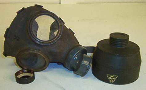 Gassmaske M/1939 i originalforpakning.