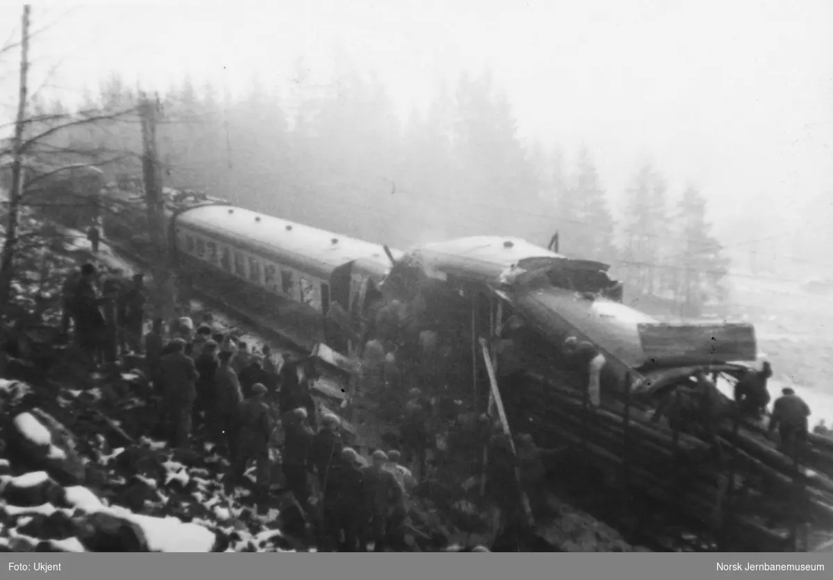 Togulykken ved Hjuksebø 15. november 1950