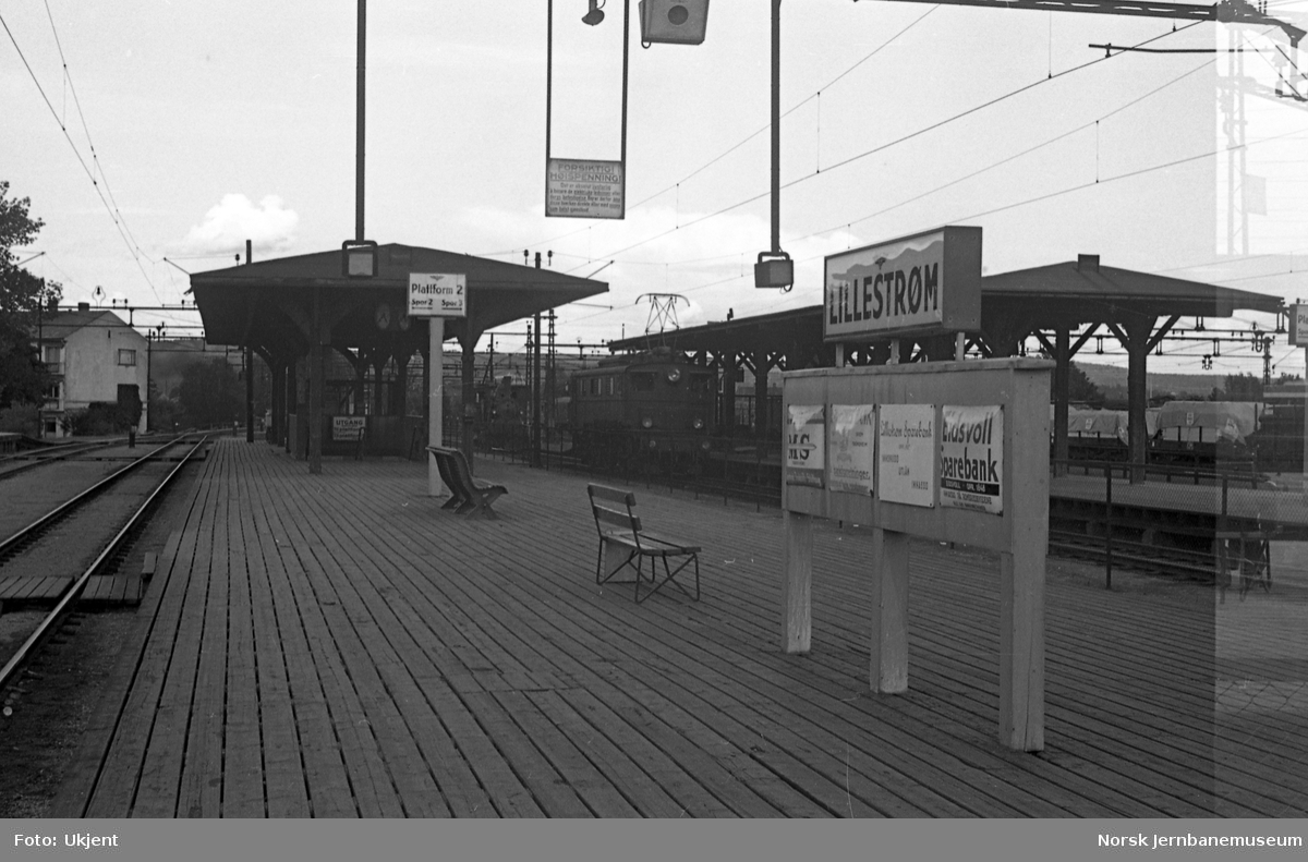 Lillestrøm stasjon, plattformskilting