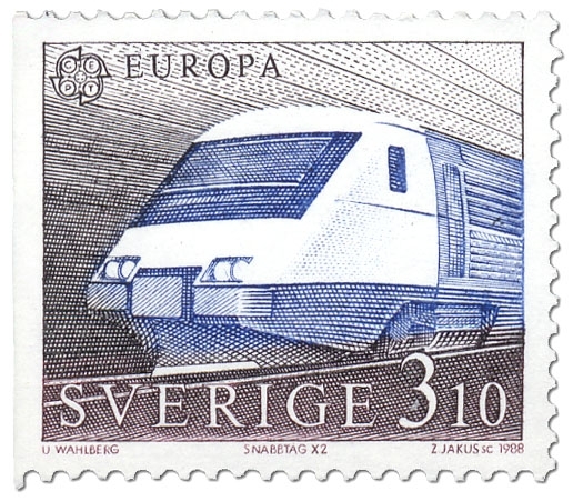 Snabbtåget X2, i trafik 1990.
