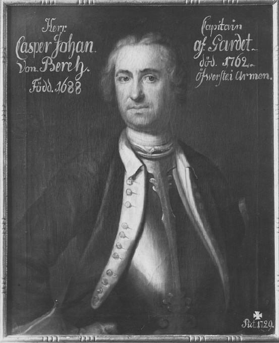 Johan Kasper Berch, 1688-1761