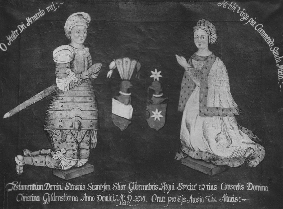 Sture Sten Svantesson d.y. 1492-1520, och Kristina Gyllenstierna, 1494-1559