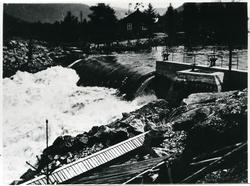 Portrett av Arne Hoff og hans kone Anne Hoff i deres barneba
