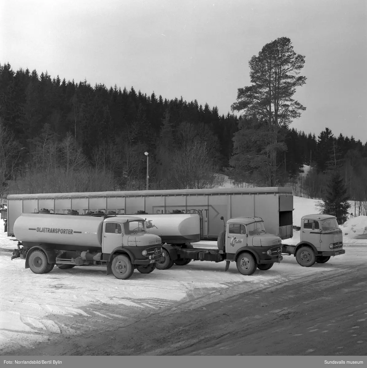 Knut Öhlunds Mercedes-lastbilar, Njurunda Transport AB.