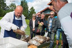 Frank Kjerland fra kokkelauget i Hedmark og Oppland, fotogra