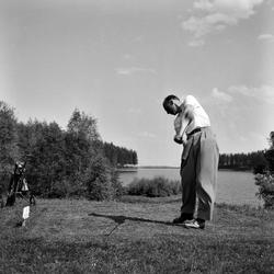 Svensk-norsk golfmatch på Sommersetra