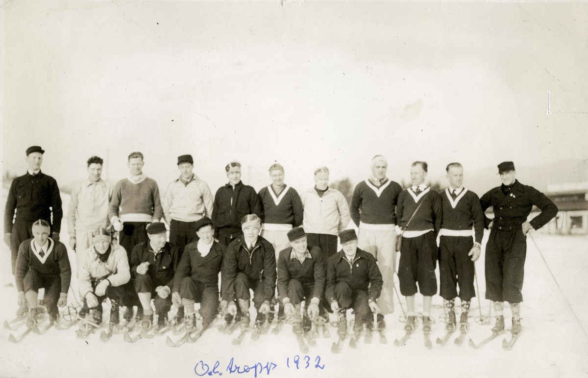 The Norwegian team for OG in Lake Placid 1932