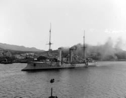 Tysk krysser (Kleiner Kreuzer) av Gazelle-Klassen bygget omk