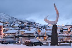 Skulptur "Boreas" ("Nordenvinden")