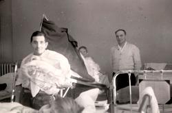 Foto trolig fra Røde Kors' søsterhjem i Oslo. Bildet er date