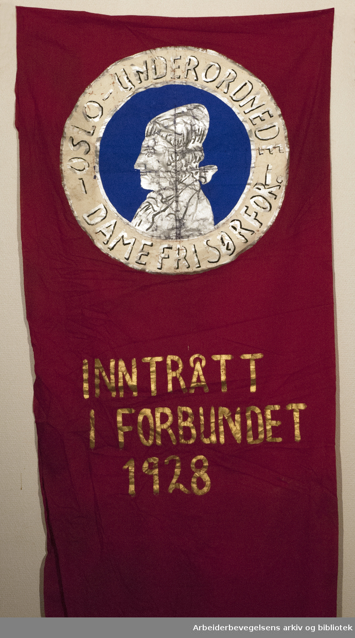 Oslo underordnede damefrisørers forening.Inntrått i forbundet 1928