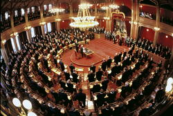 NOR Oslo Stortingets høytidelige åpning kong Harald Dronning