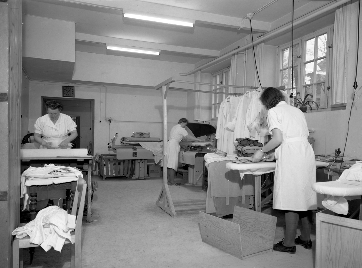 Konsums tvättinrättning i Arvika. Bilden togs 8/2 1949.