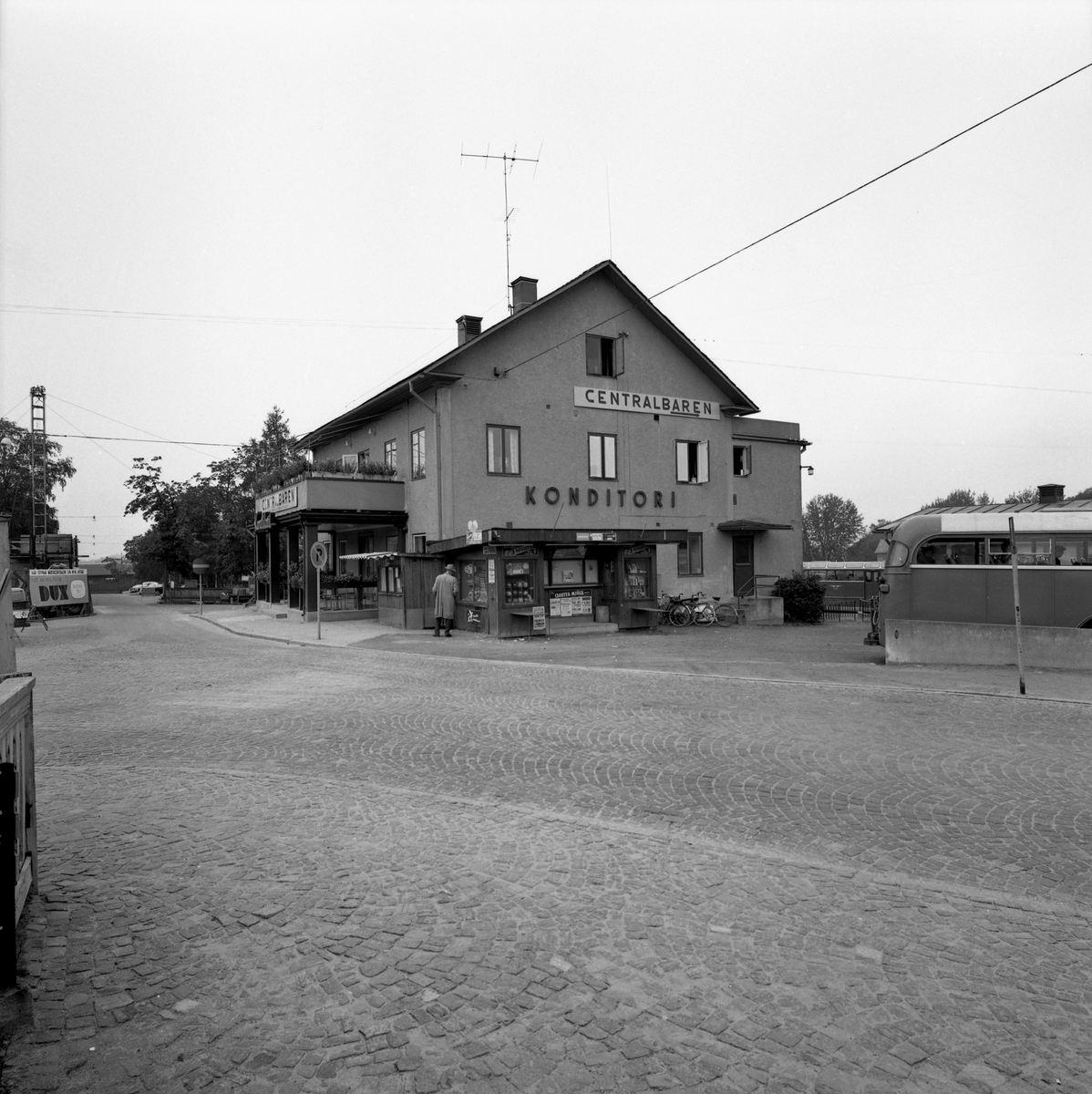 Centralkonditoriet i Arvika 60-09-09. Bilden togs för bussbolaget GDG:s räkning.