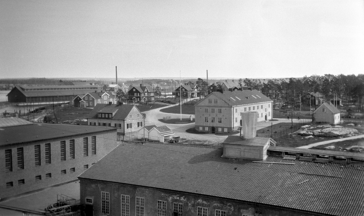 Bild från Skoghallsverkens område tagen runt 1930.