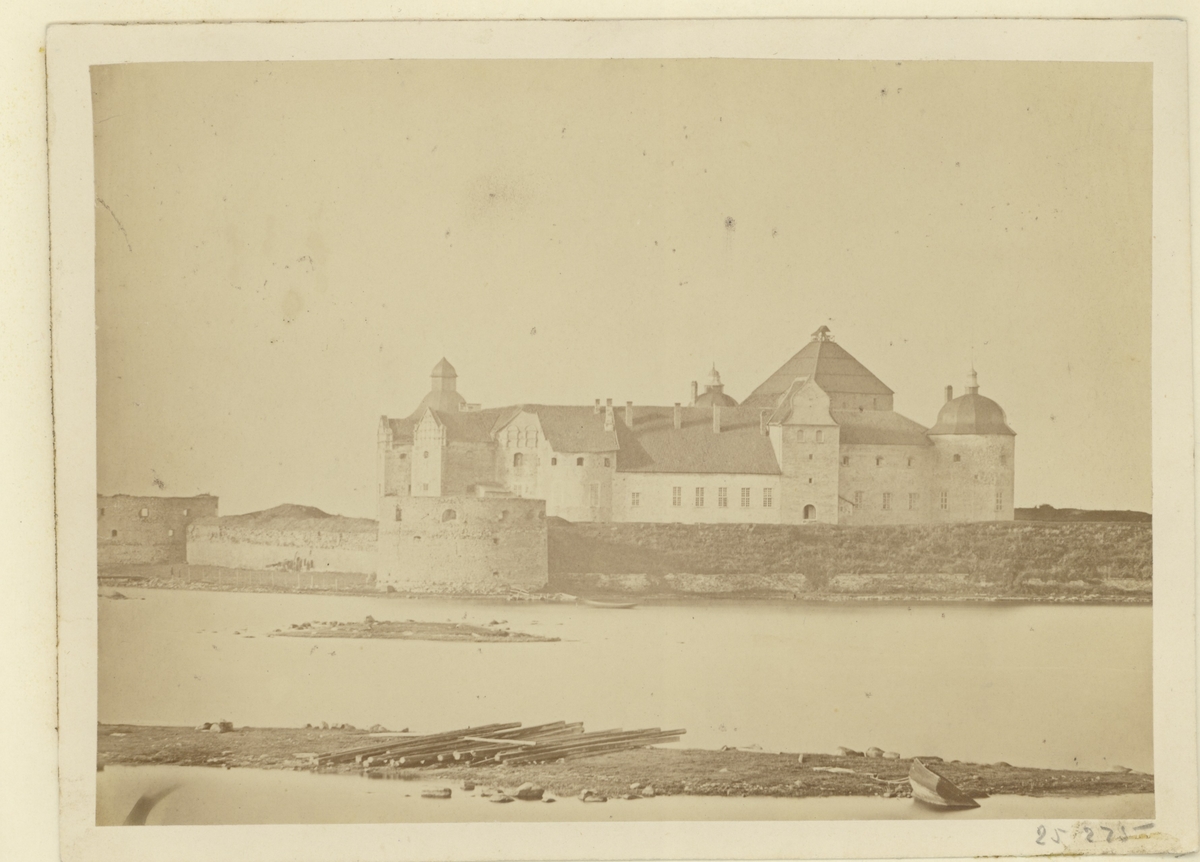 Kalmar slott på 1860-talet.