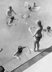 Frognerbadet 4 aug 1963.