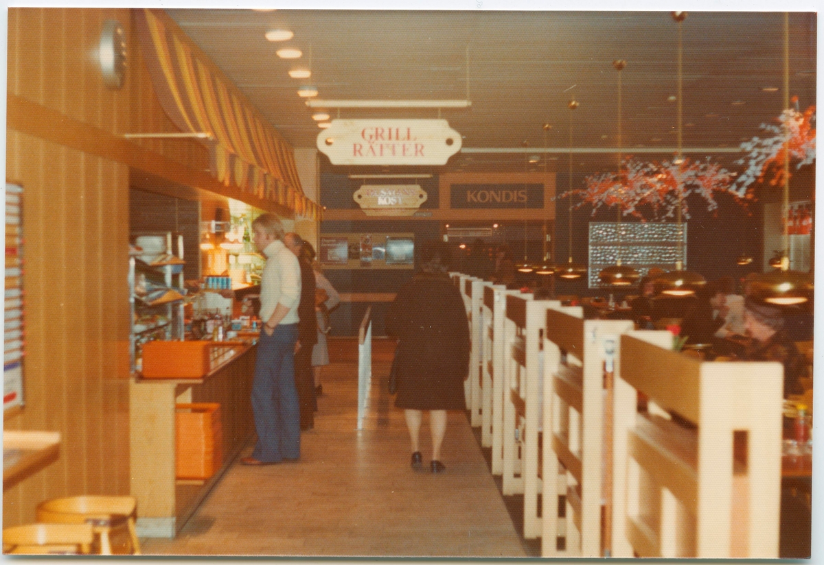 Restaurang 4 Kök på Domus, som den såg ut fram till 1984.