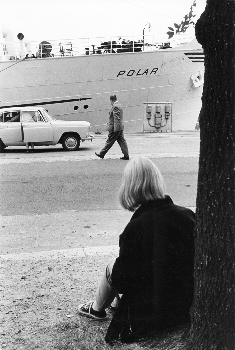 Båten "Polar".
Från utställningen "Gävlar i stan" på Gävle Museum 1967.