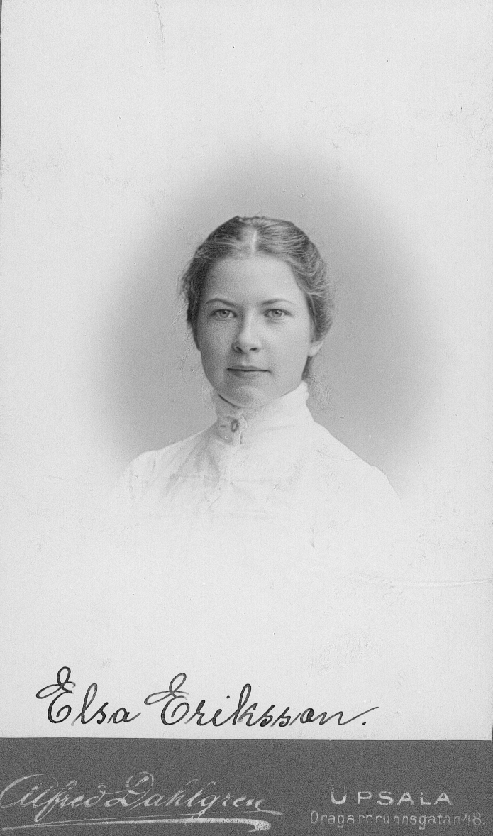 Elsa Eriksson, 1903.