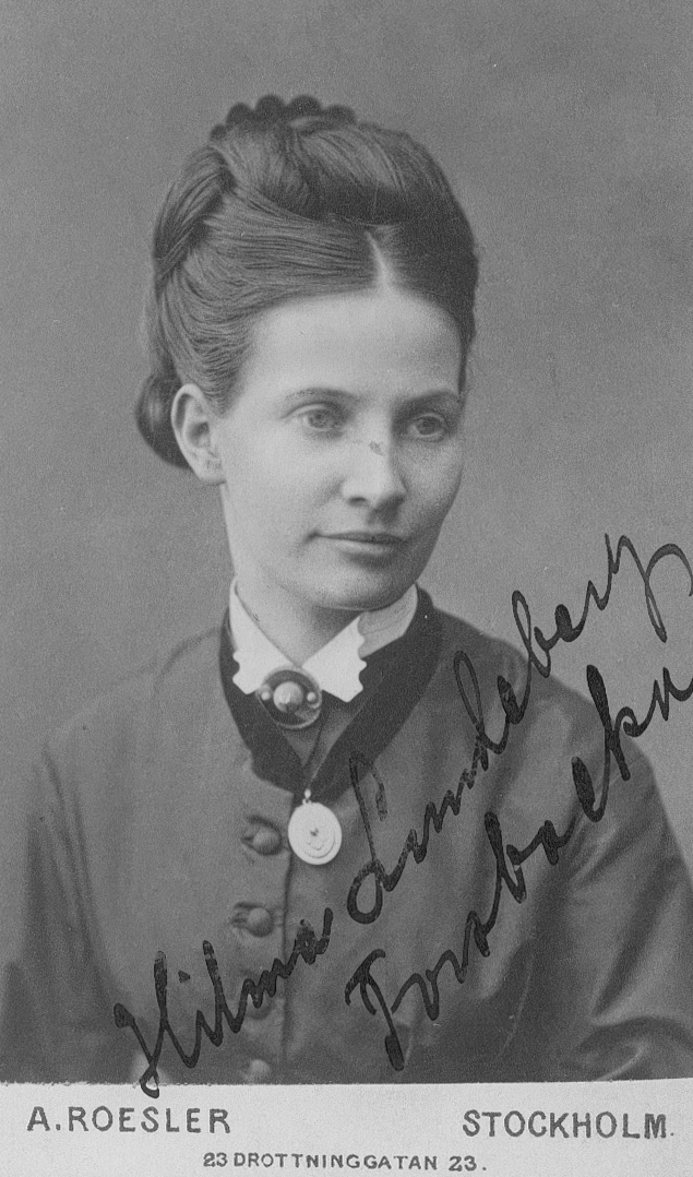 Hilma Lundeberg, Forsbacka. Född 1850.