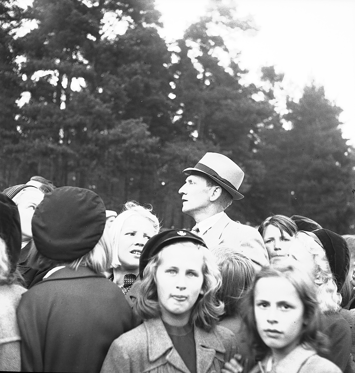 Konsum Alfa. Festen i Folkparken, den 25 Augusti 1943.
